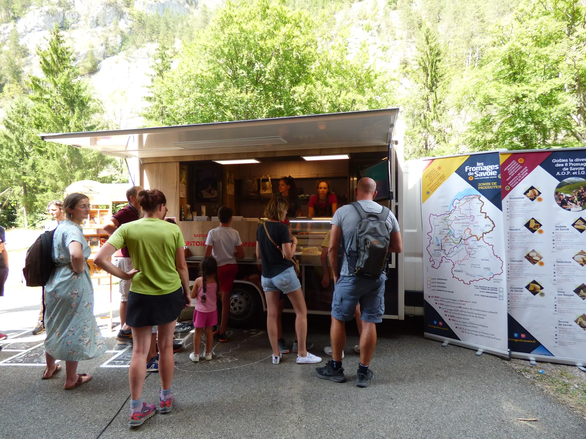 Dégustation food truck de la Route des Fromages de Savoie