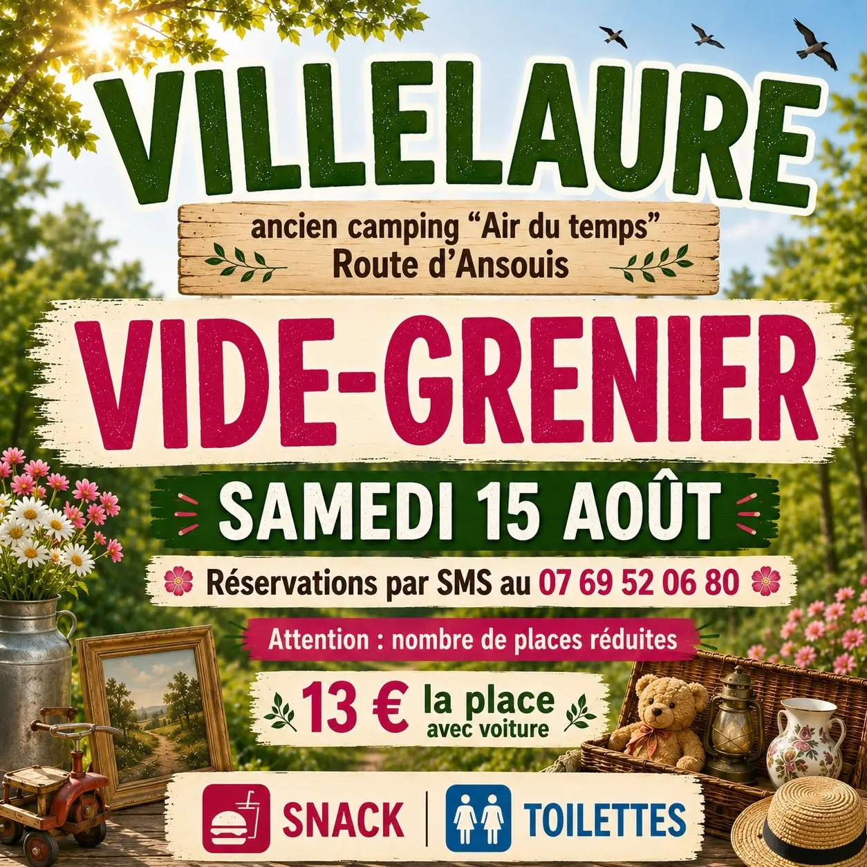 Vide grenier  à Villelaure_Villelaure