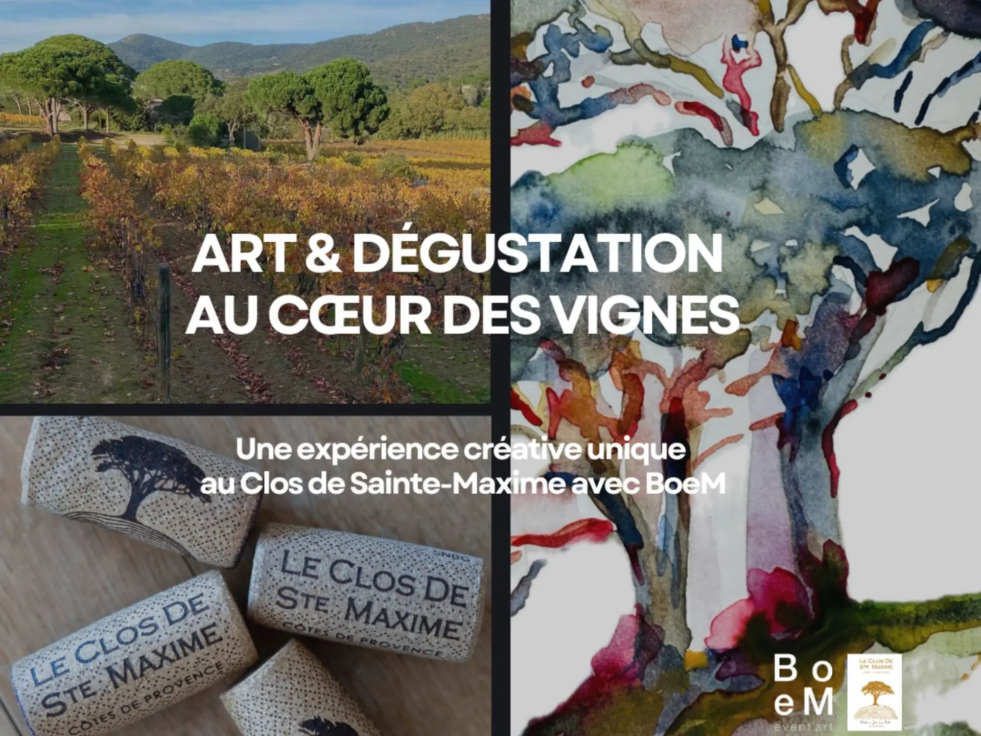Parenthèse Art & Dégustation au vignoble_Sainte-Maxime