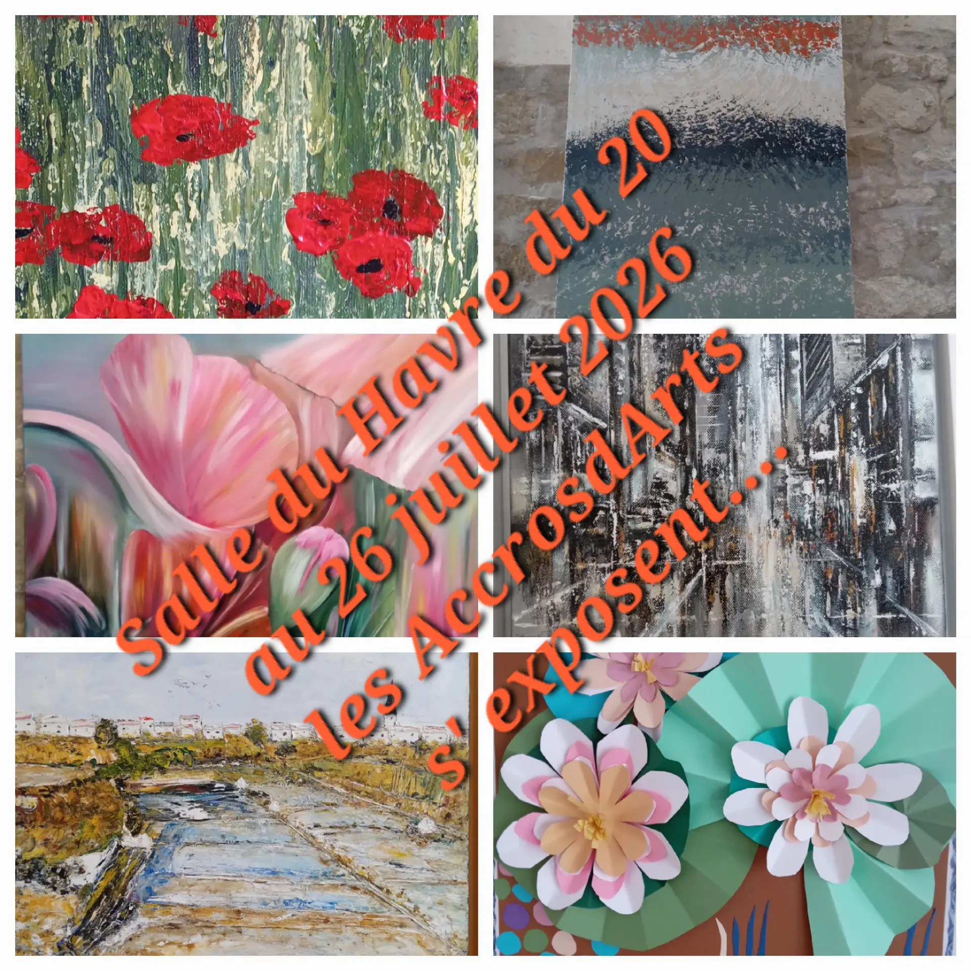 Plakat der AccrosdArt-Ausstellung