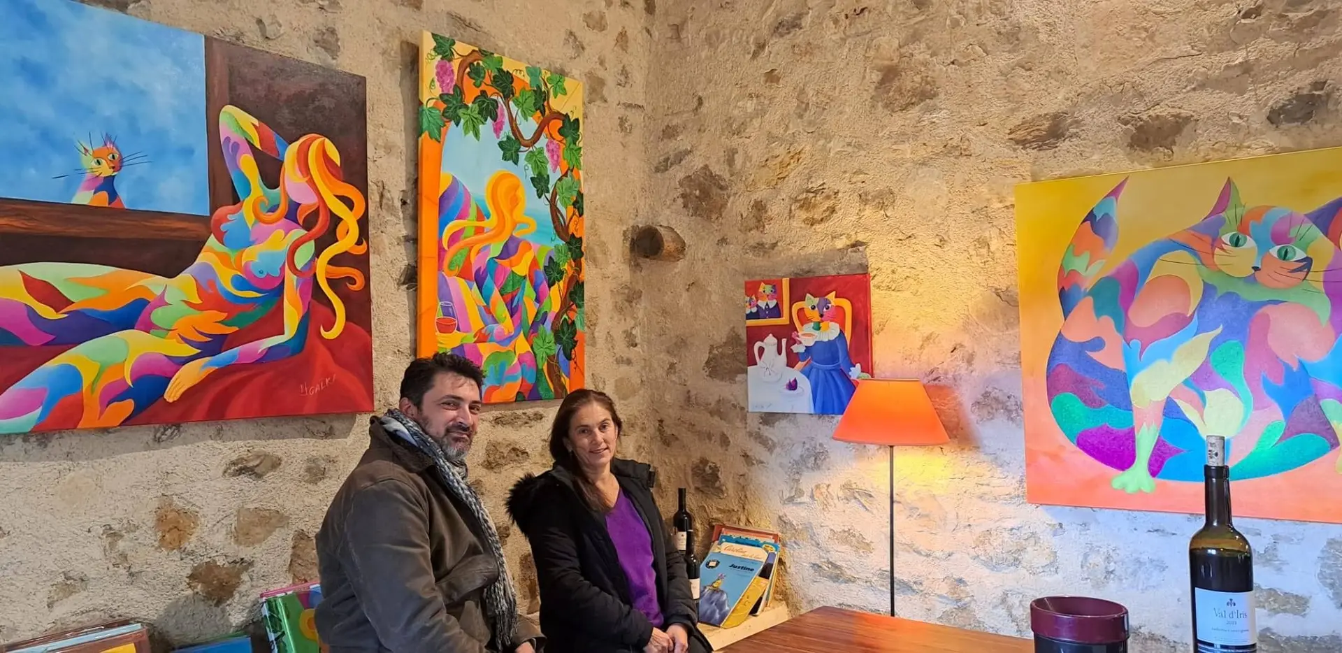 Galka et Ludovic Maitre de Chais