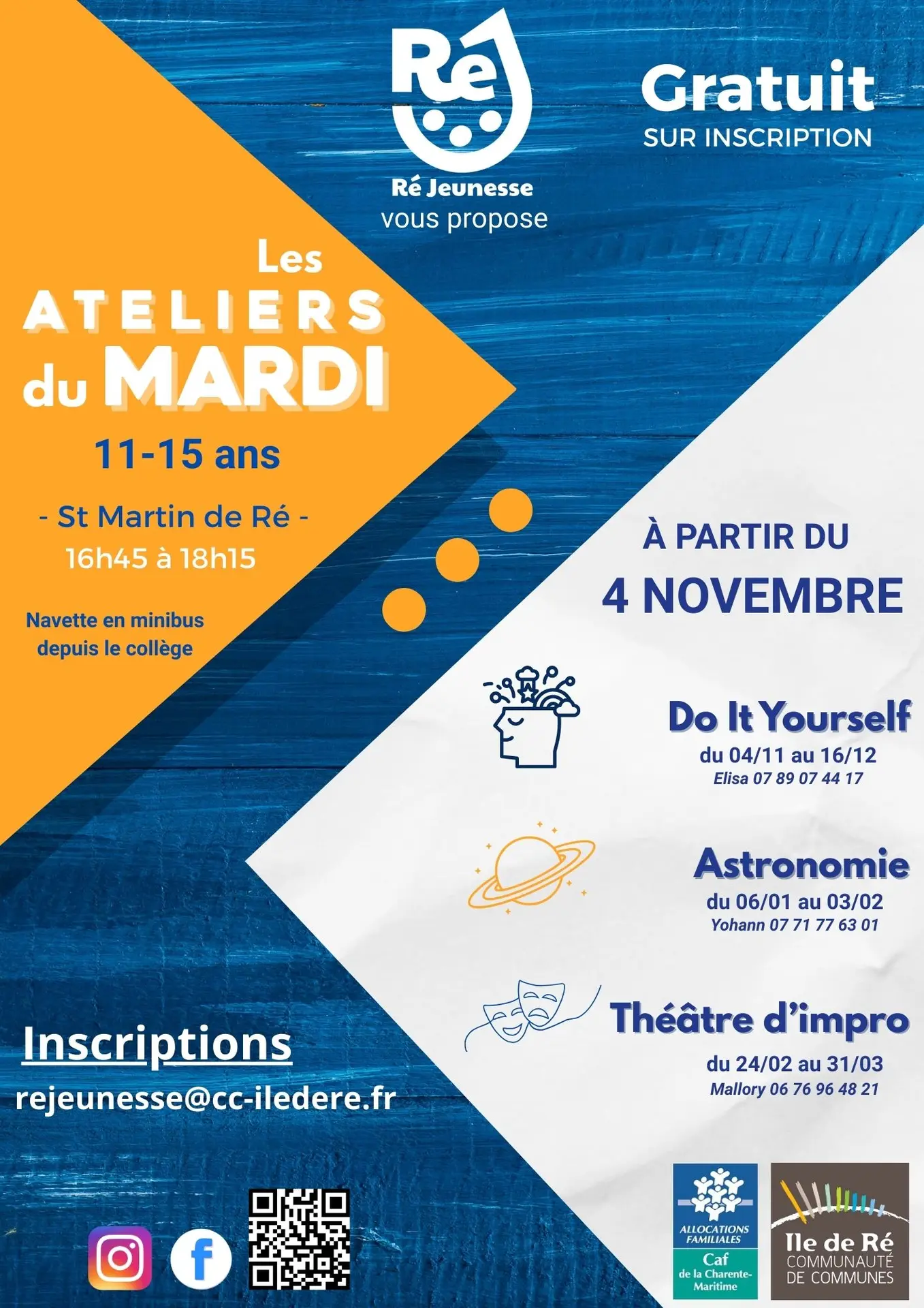 Affiche - Les ateliers du Mardi