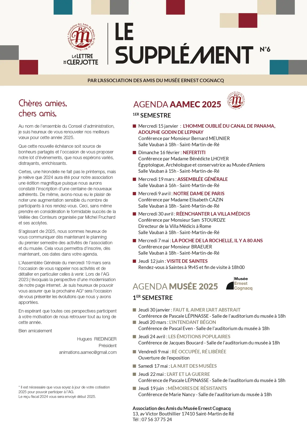 Conférence - Nefertiti_Saint-Martin-de-Ré