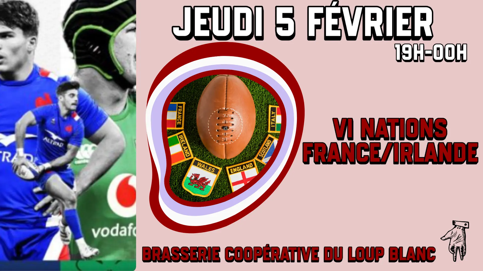 Affichette expliquant l'événement