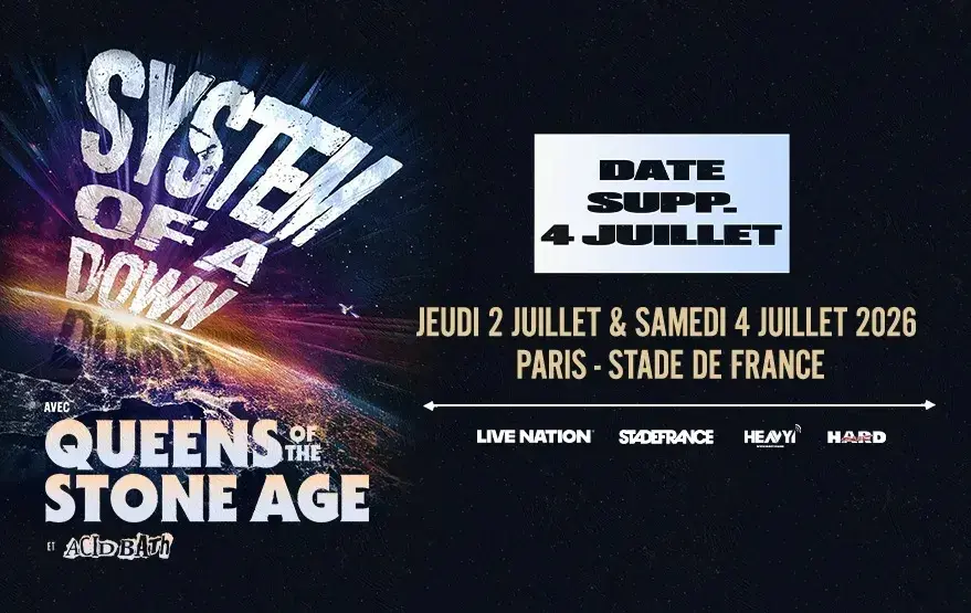 Concert de System Of A Down au Stade de France