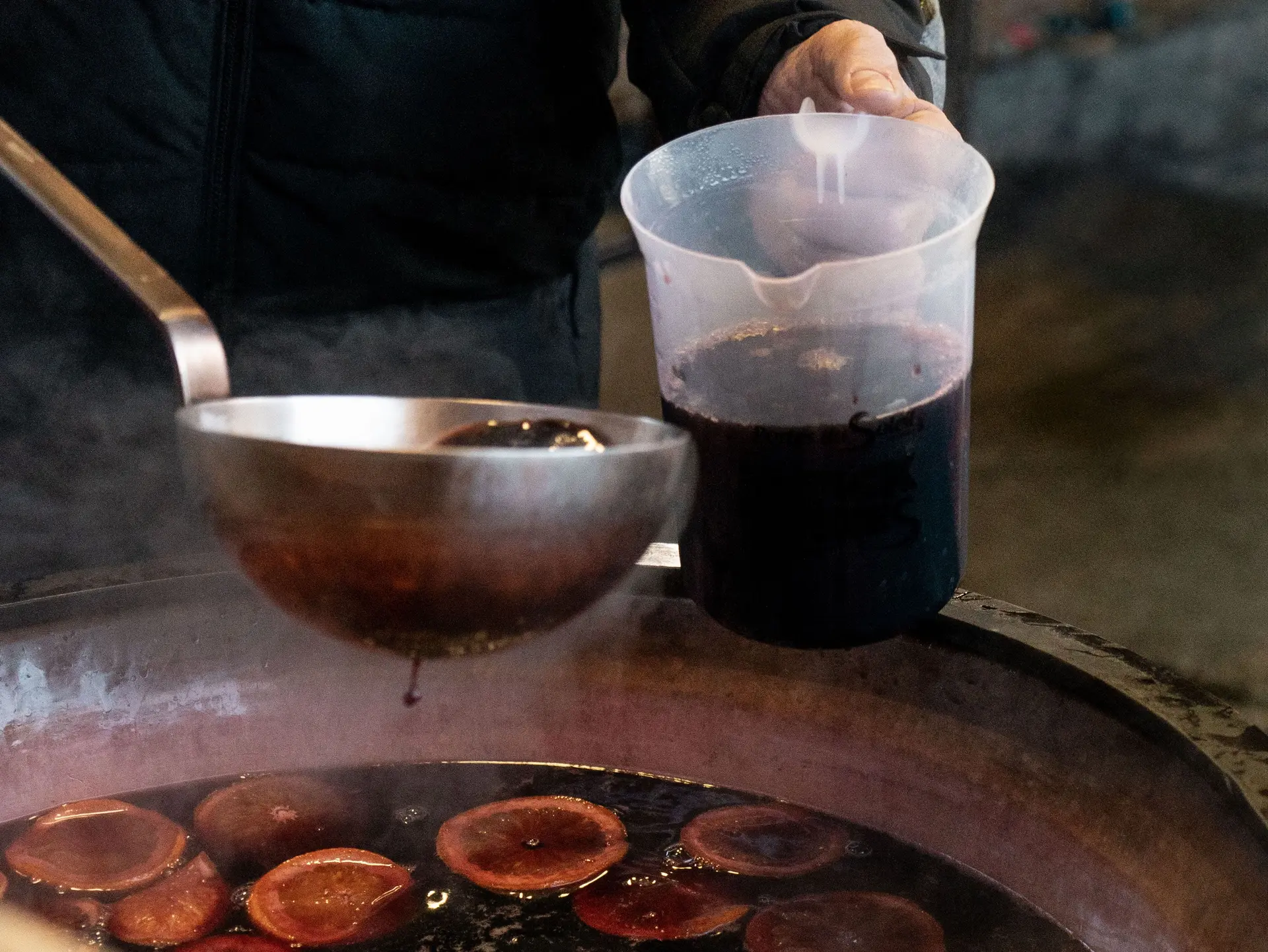 Pot d'accueil et arrivée aux flambeaux_Châtel