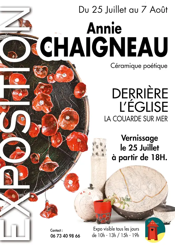 Exposition d'Annie Chaigneau - Céramique poétique_La Couarde-sur-Mer