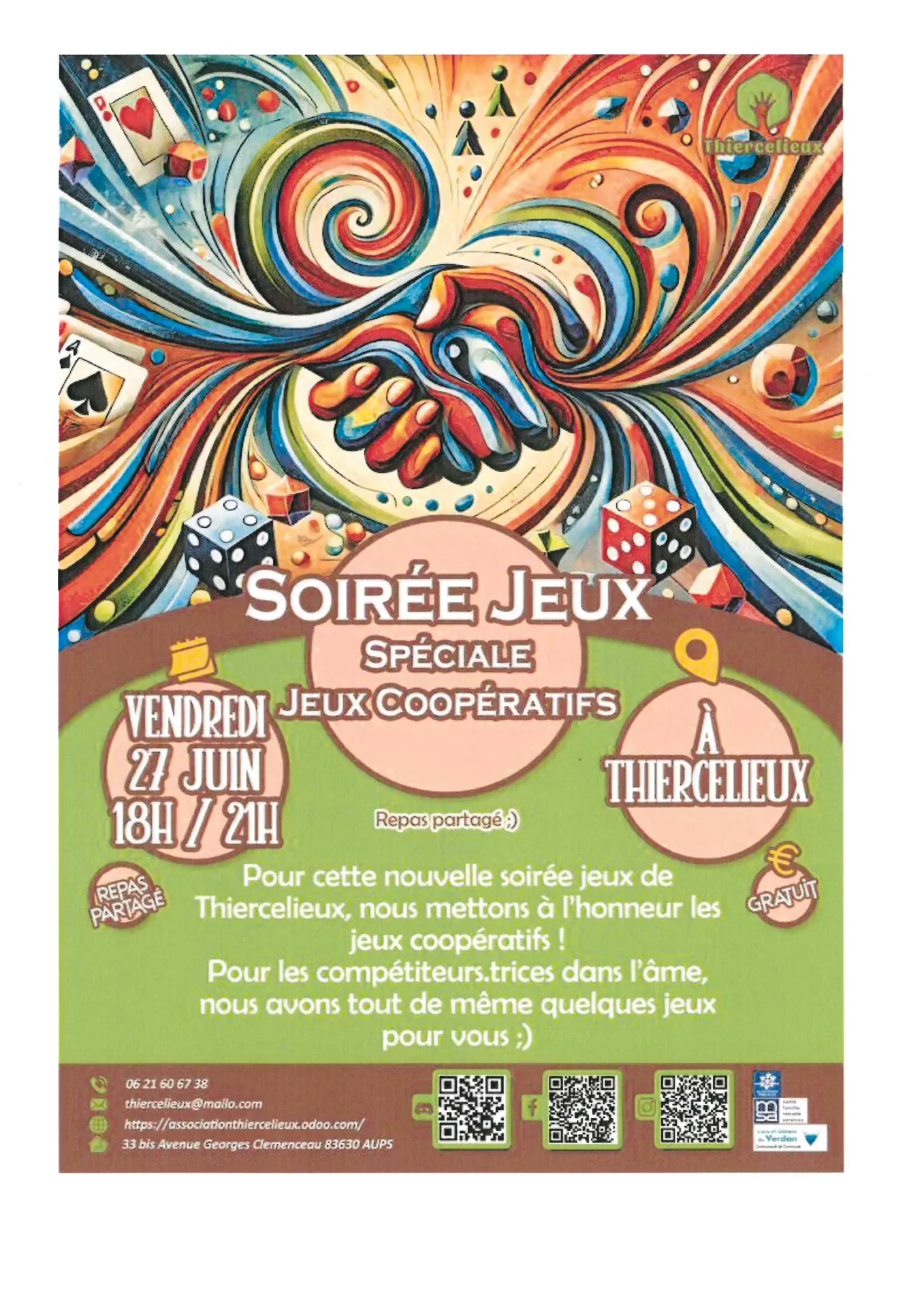 Soirée Jeux coopératifs