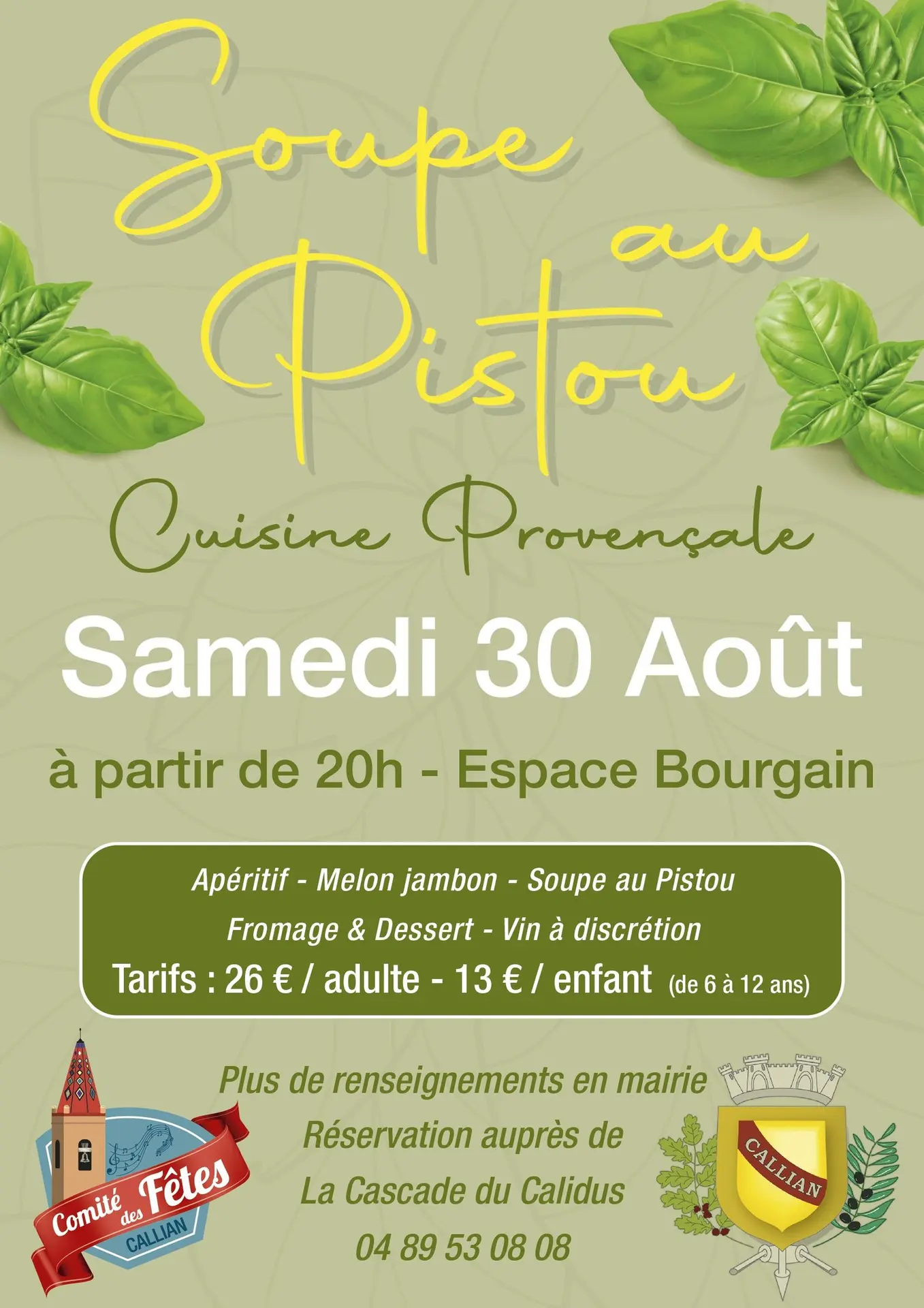 samedi 30 Aout