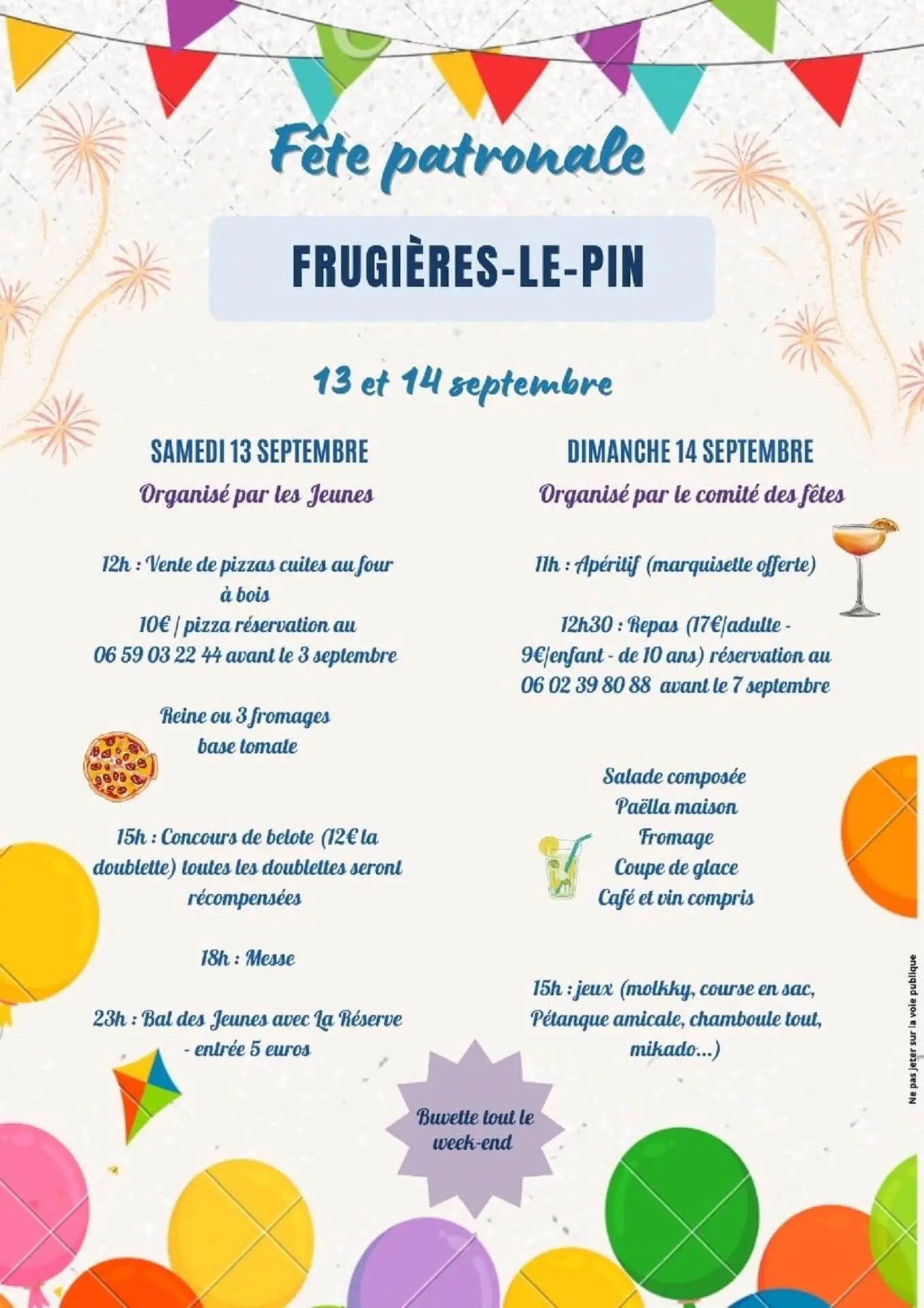 Fête patronale_Frugières-le-Pin