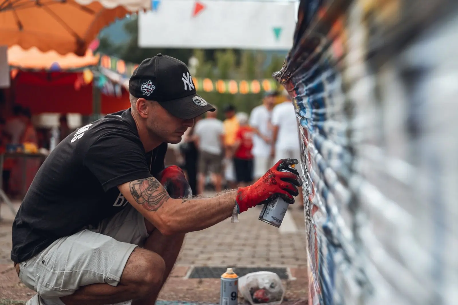 CelloGraff avec Kime Art - Val d4arly Street Art Festival