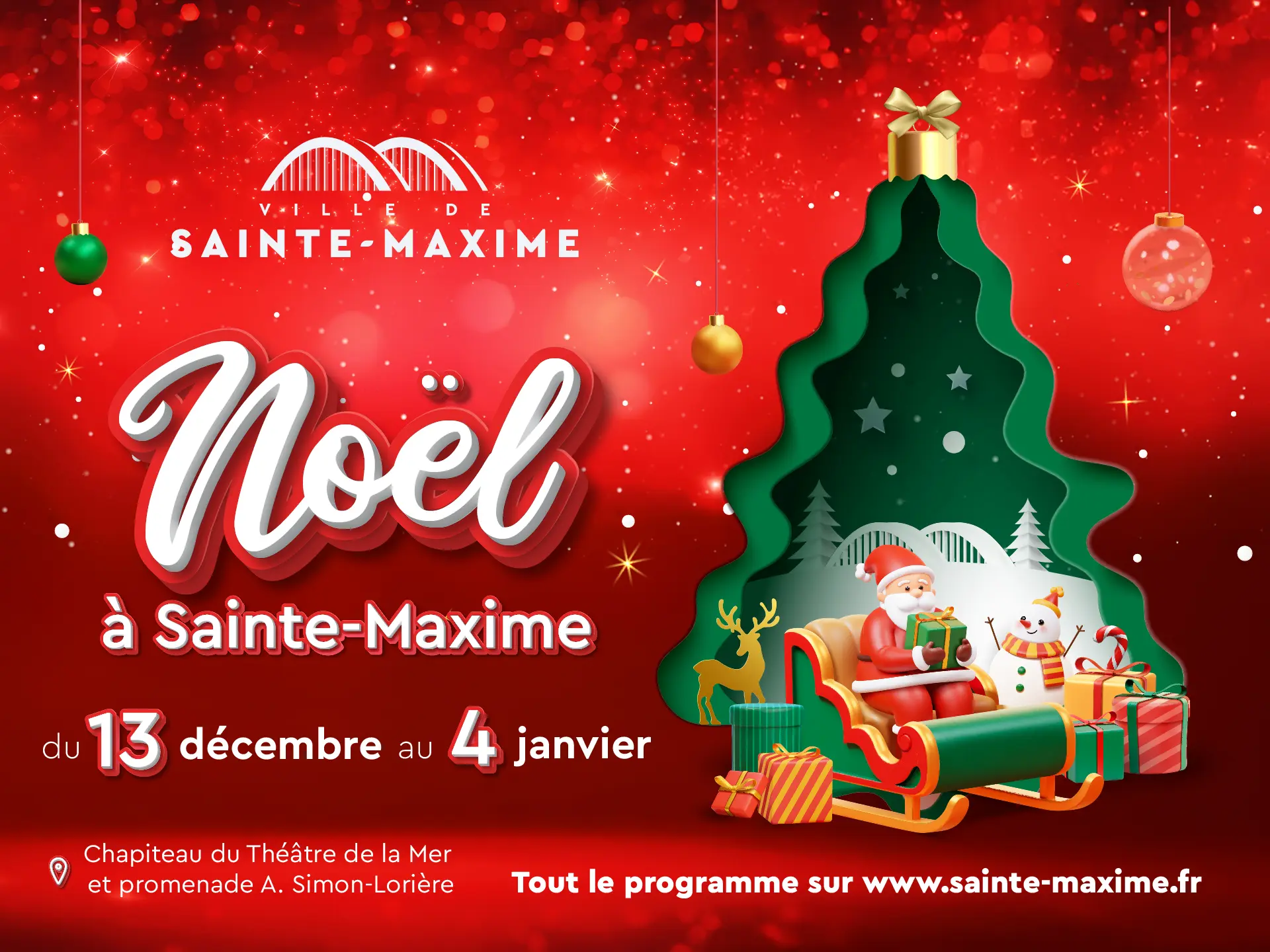 Lancement des festivités de fin d’année_Sainte-Maxime