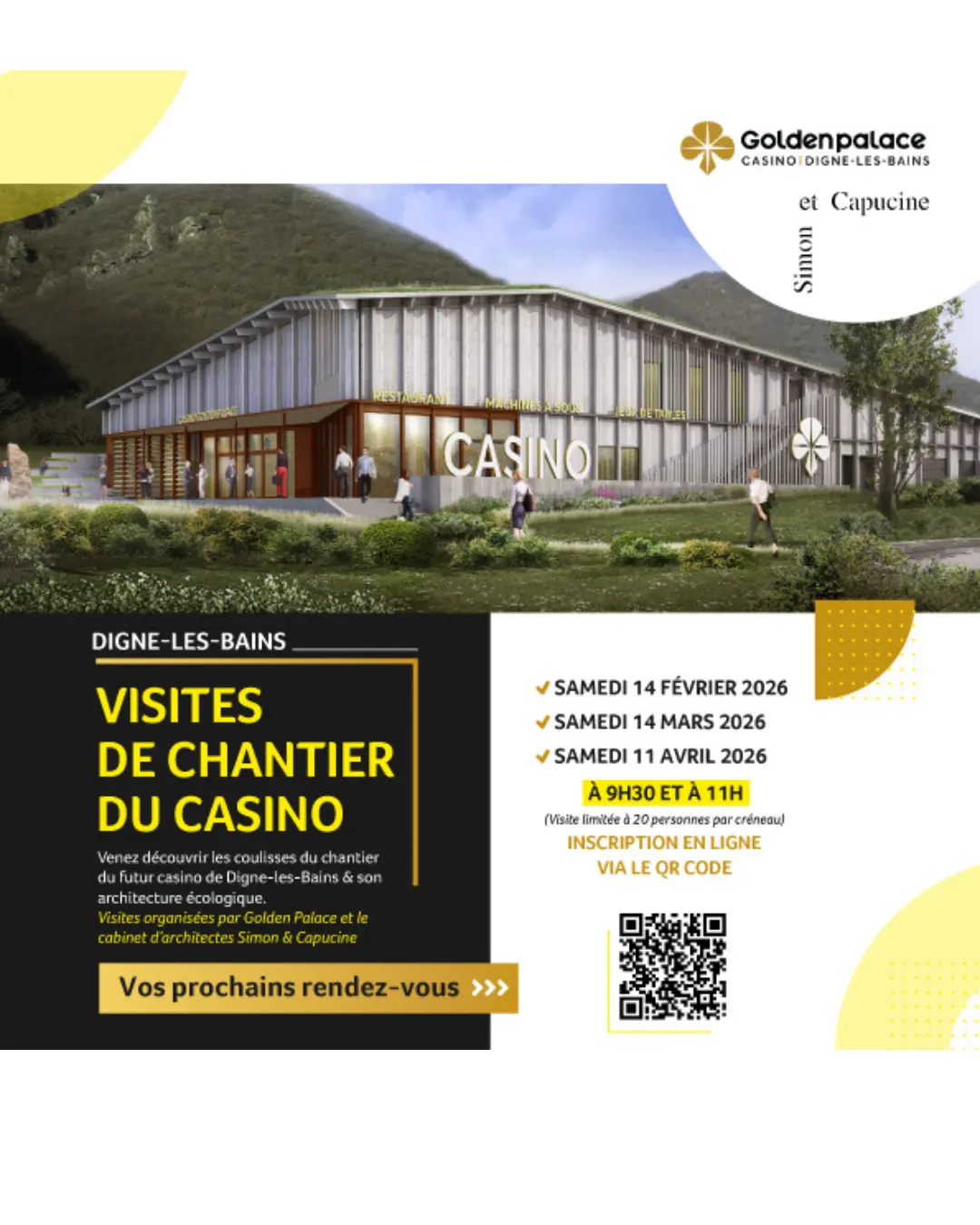 Affiche des visites