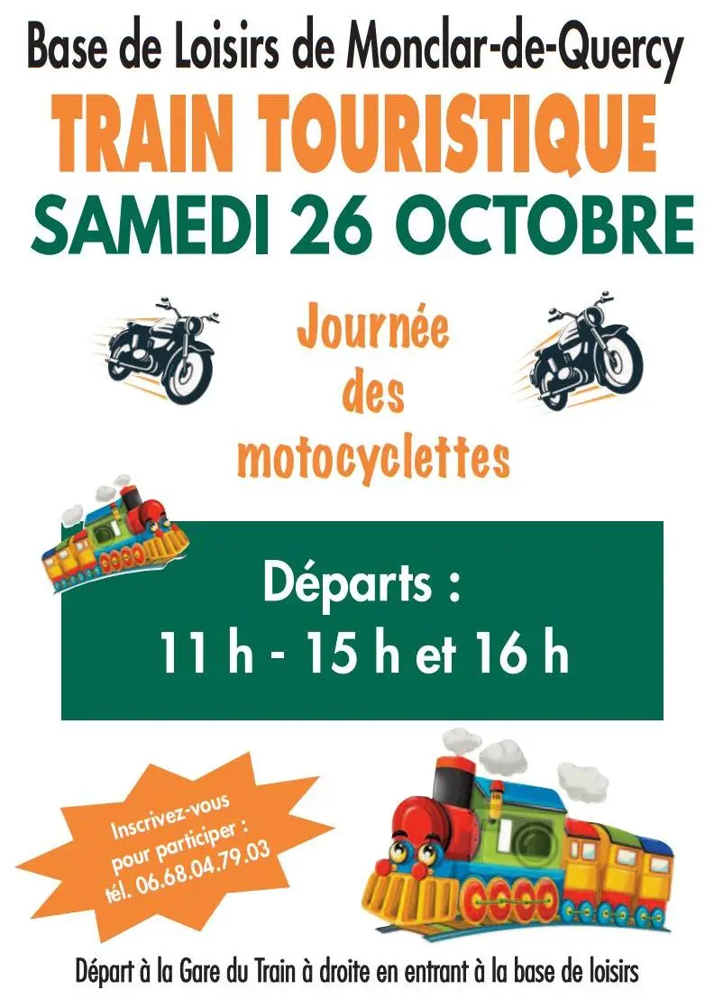 Train touristique - Journée des motocyclettes_