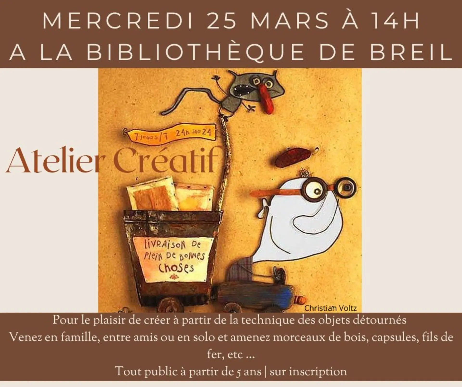 Atelier créatif - Printemps des poètes