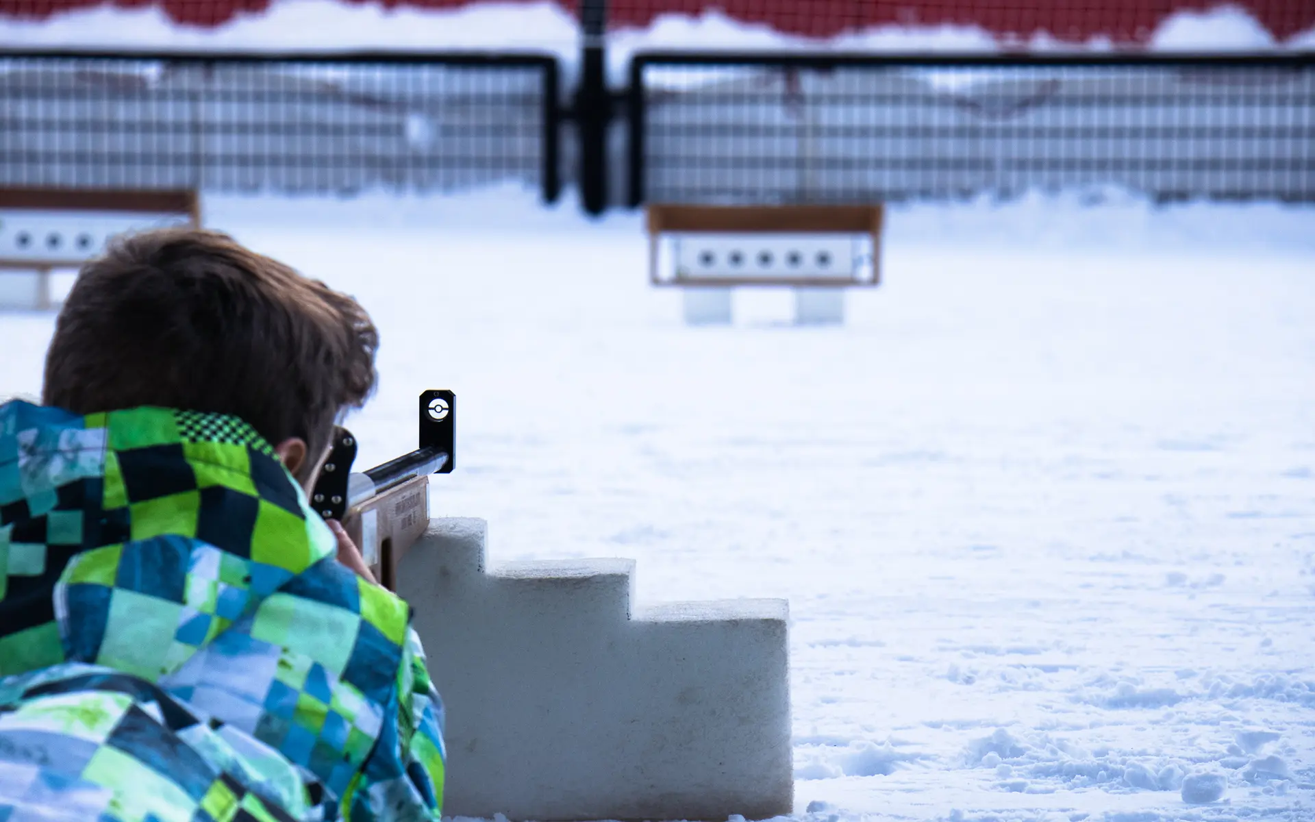 Séance d'initiation au biathlon (laser)