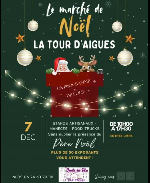 Marché de Noël à La Tour d'Aigues_La Tour-d'Aigues