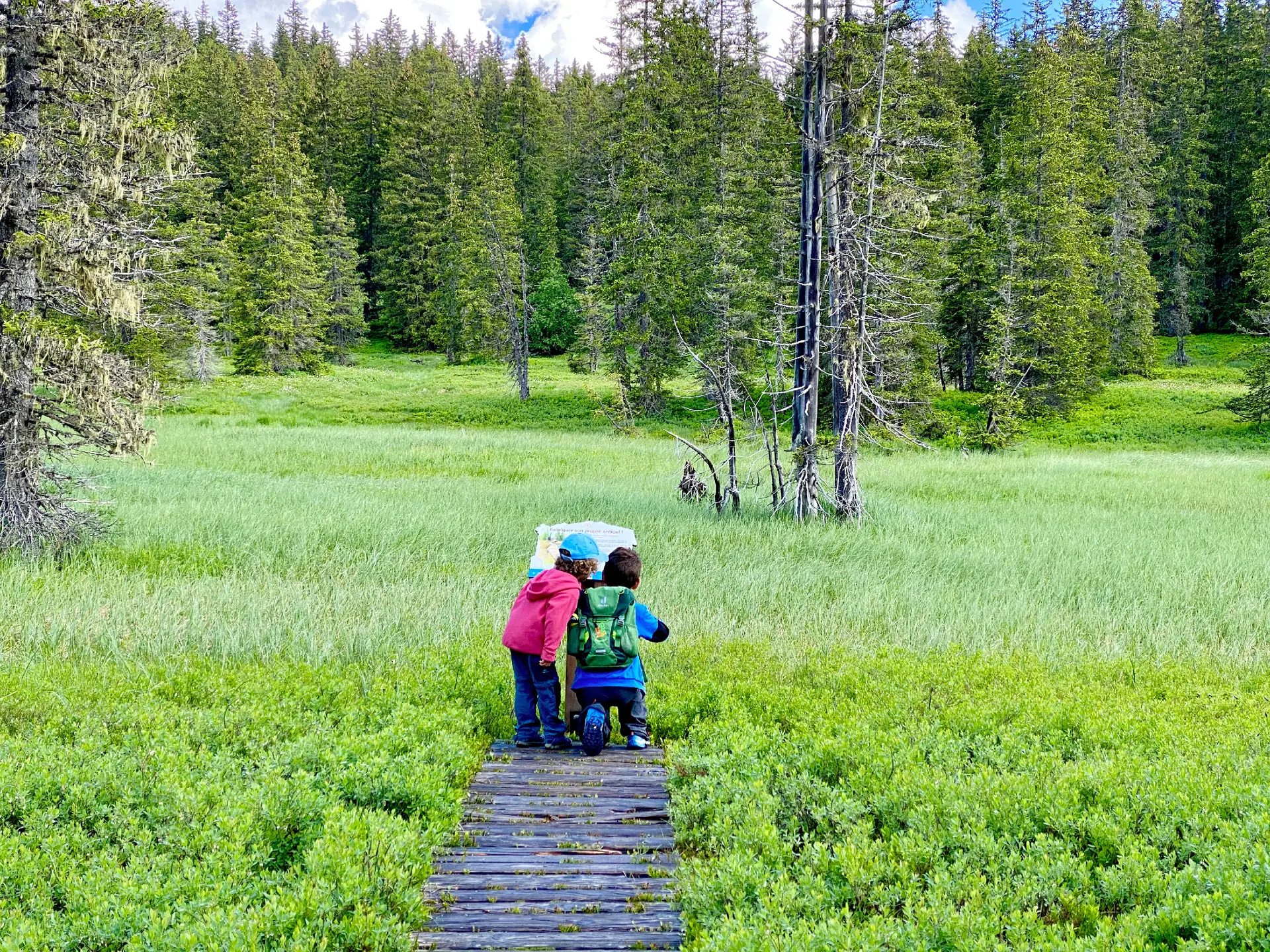 Sentier des Arpelières avec les enfants