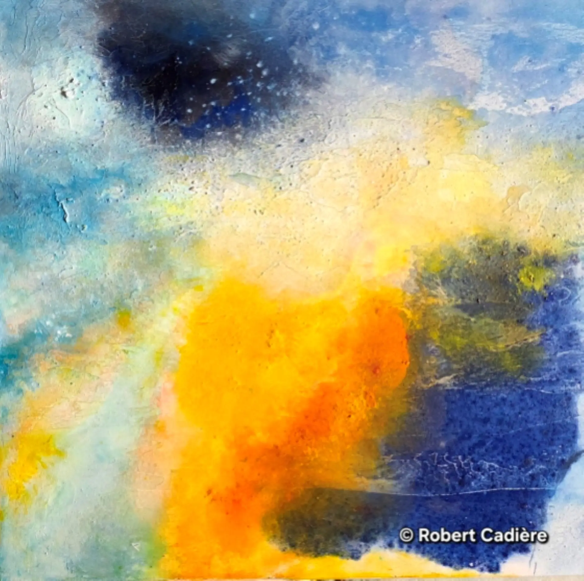 Exposition Strates, 20 ans de matière  de Robert Cadière à Saint-Paul de Vence