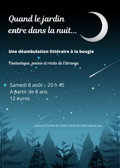 Lectures fantastiques au Jardin Conté