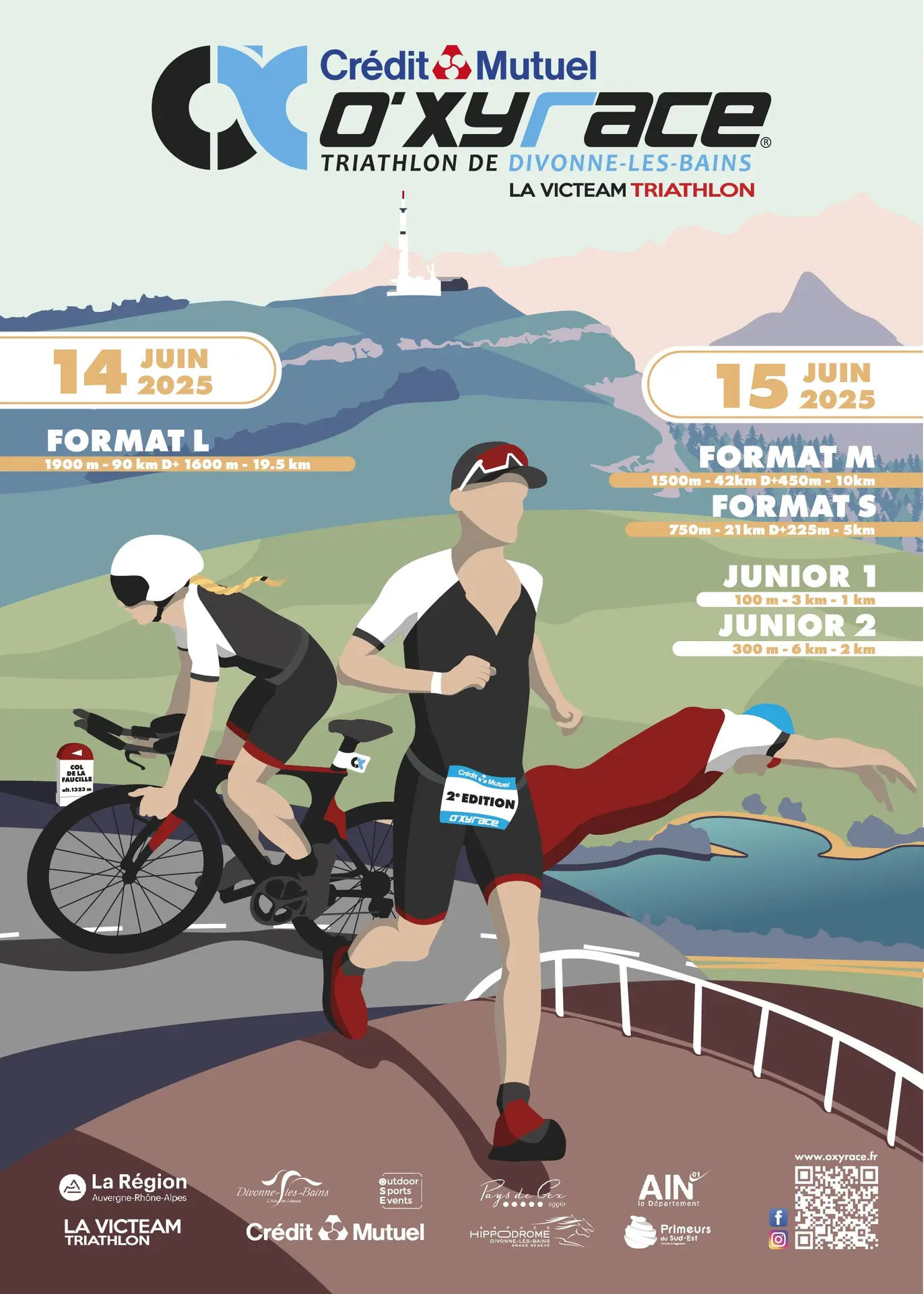 O'XYRACE La victe@m Triathlon_Divonne-les-Bains