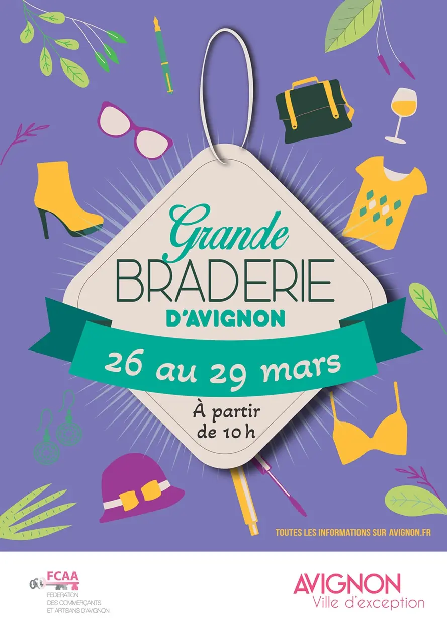 Grande braderie des commerçants_Avignon