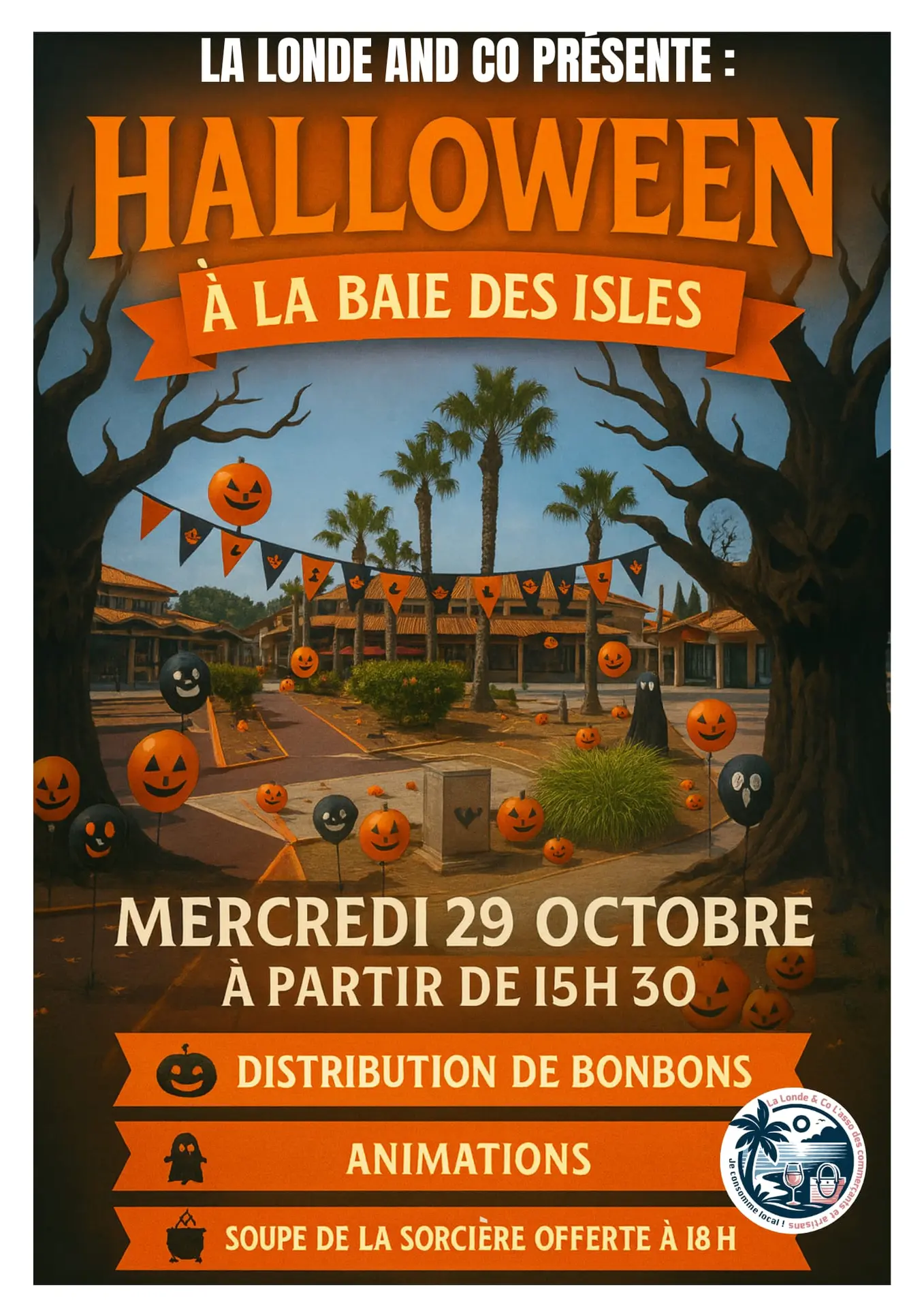 Les animations d'Halloween en Méditerranée Porte des Maures
