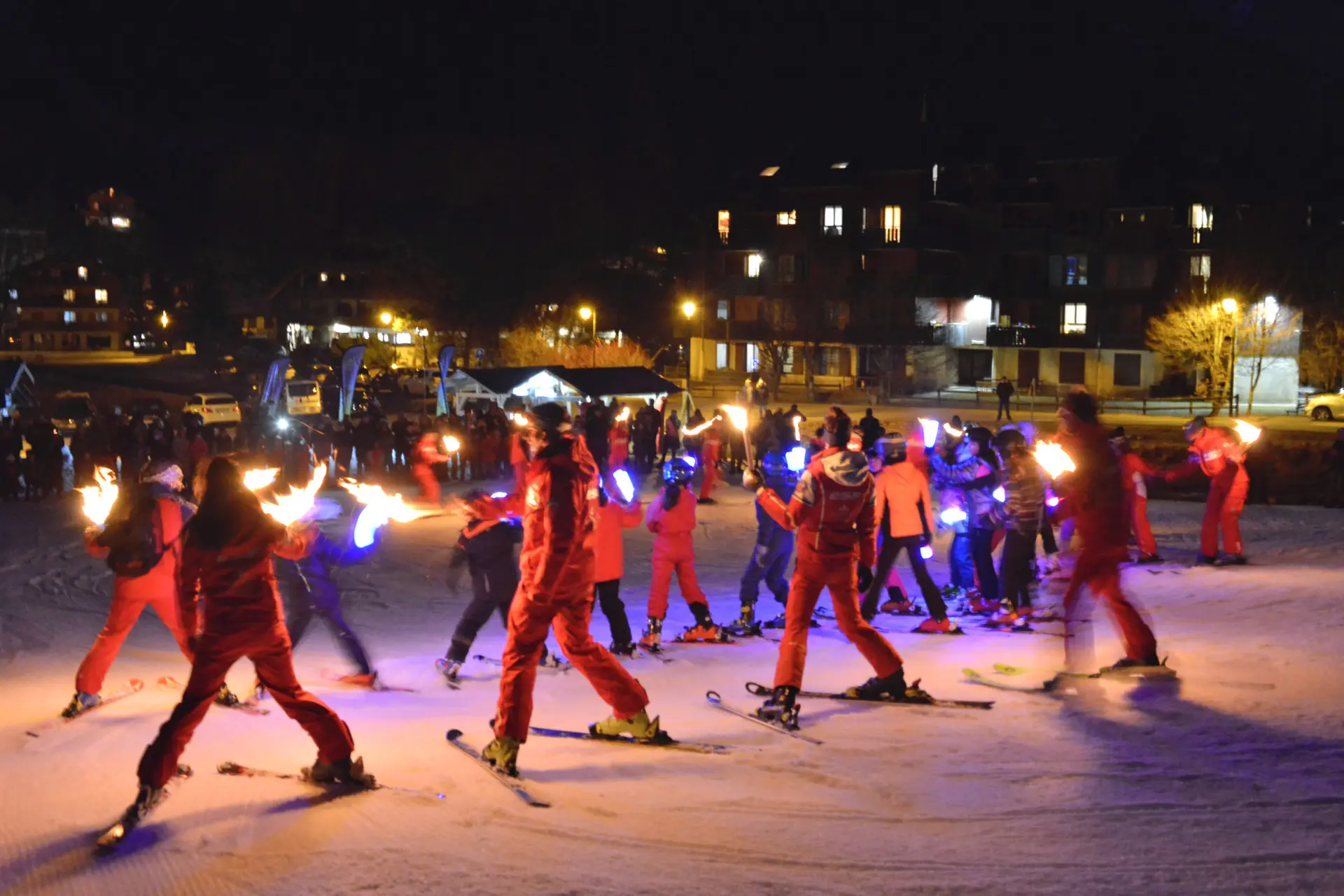Photo descente aux flambeaux Abondance