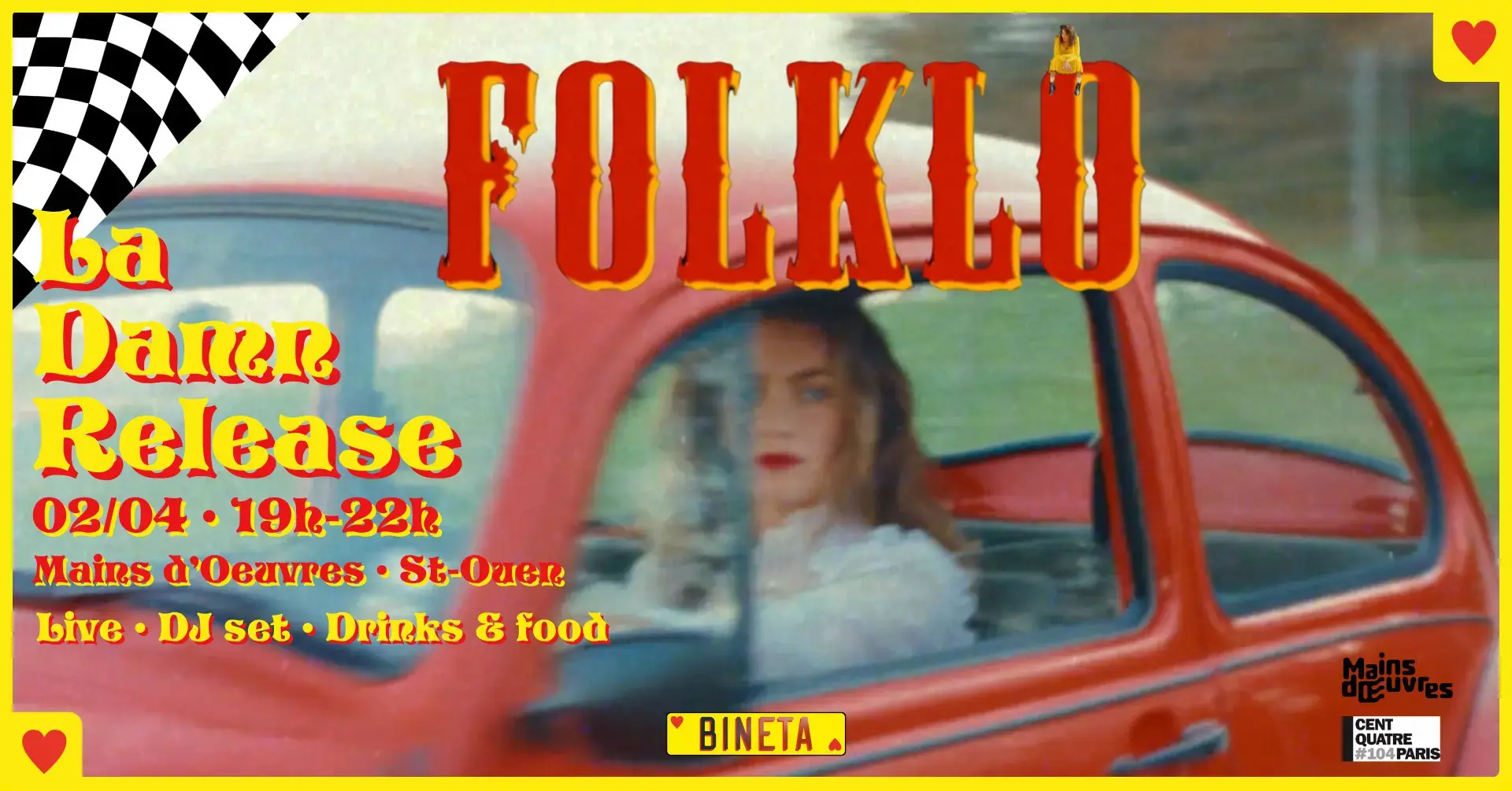 Concert - FOLKLO • LA DAMN RELEASE_Saint-Ouen