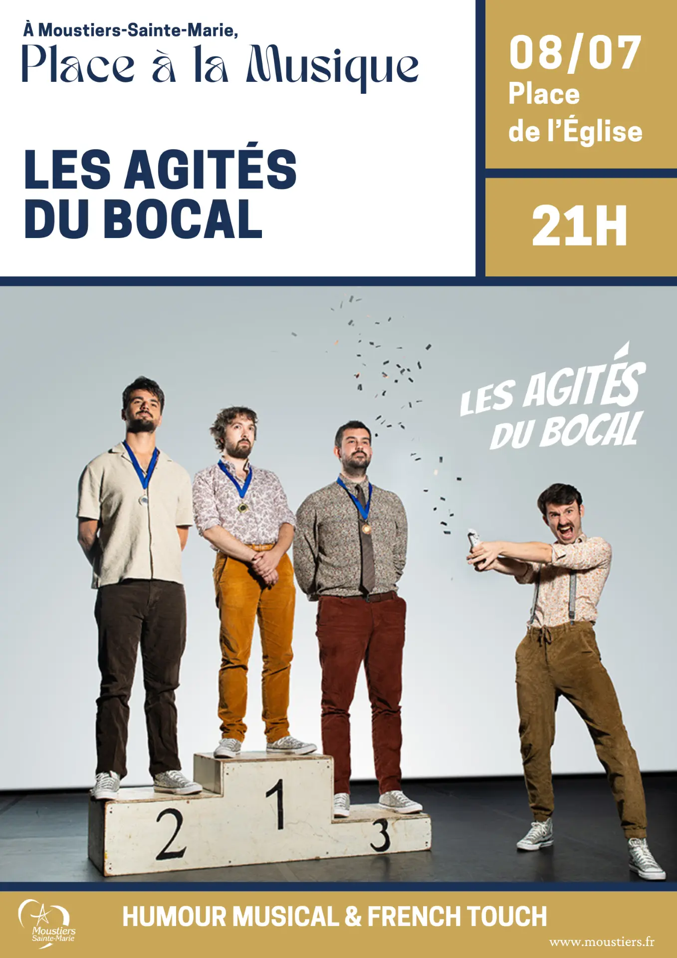 Music in the spotlights : concert with the AGITÉS DU BOCAL !_Moustiers-Sainte-Marie
