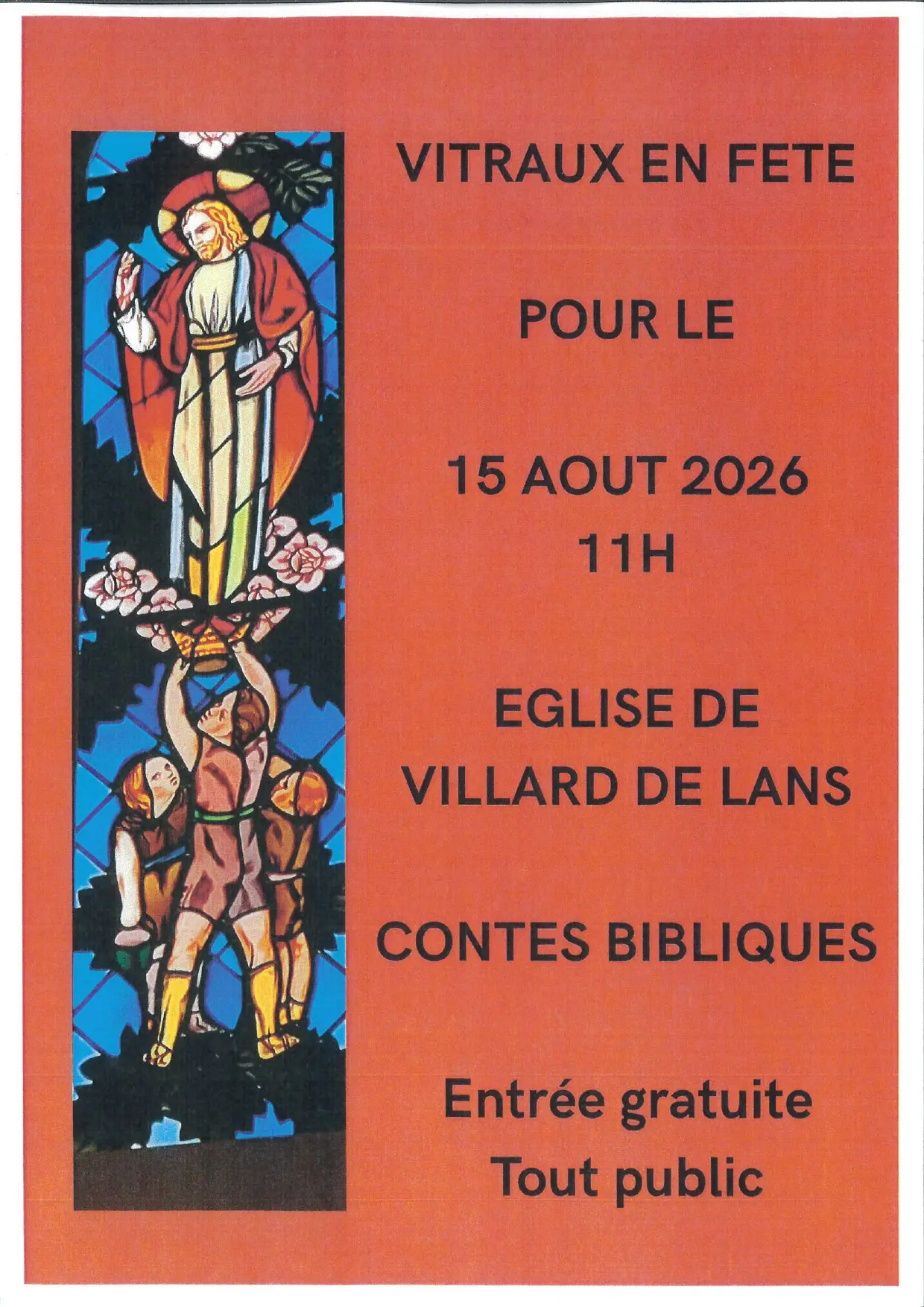 Vitraux en fête - contes bibliques