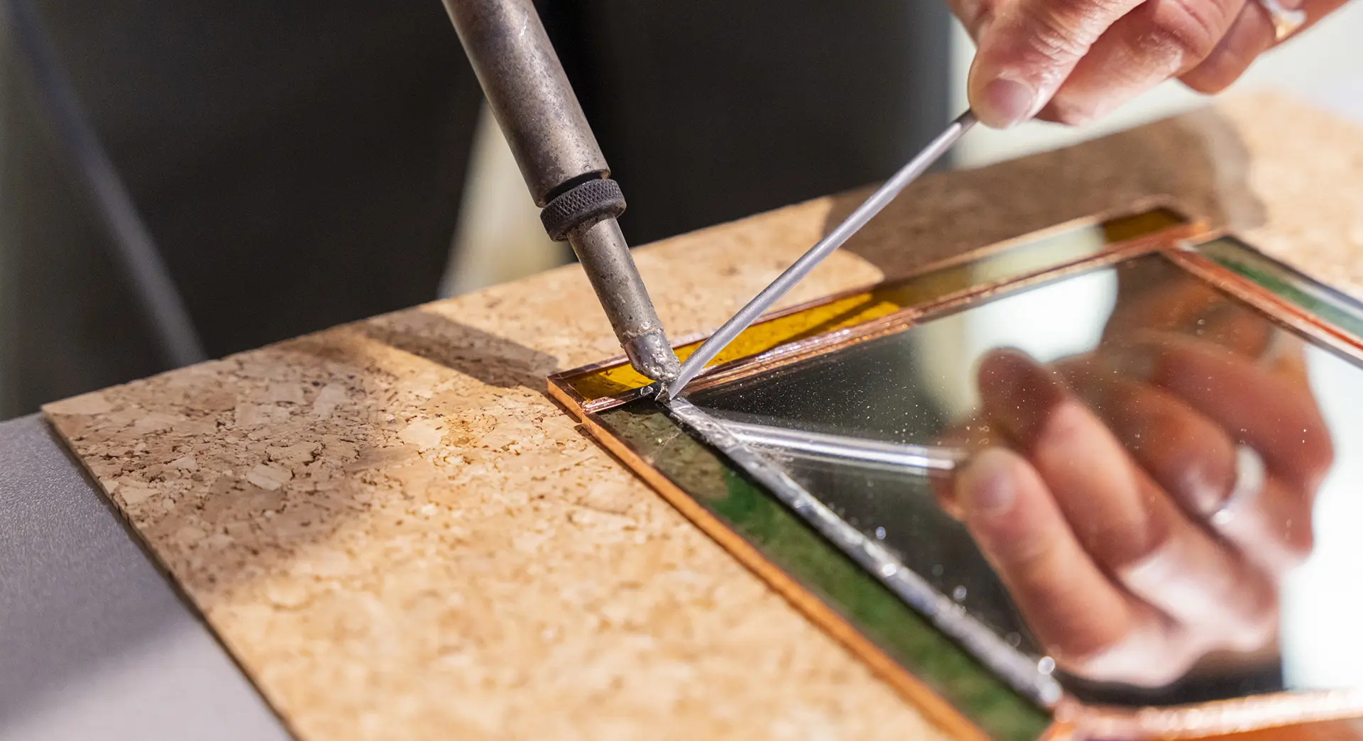 Initiation à l'art du Vitrail Tiffany avec Mélanie Cornu