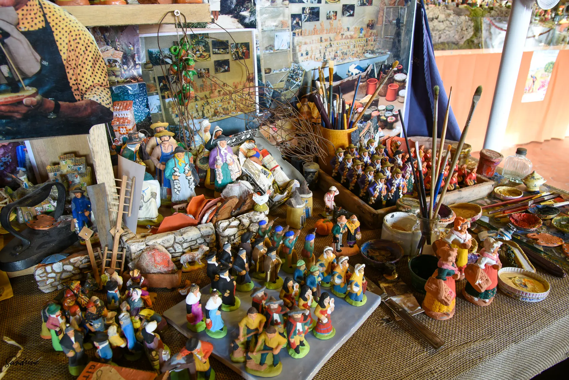 Atelier de santons de la famille Fouque