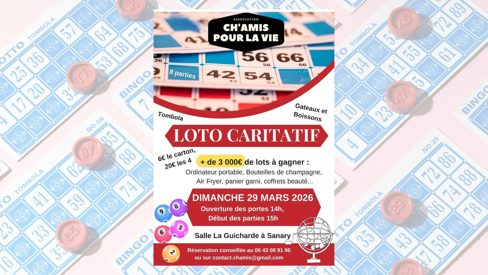 Loto de l'association Ch'Amis pour la vie_Sanary