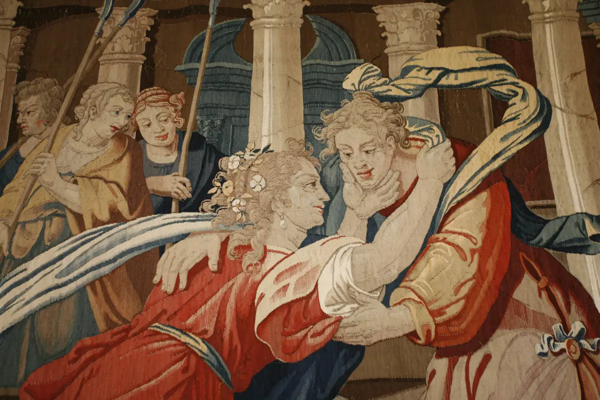 Tapisserie Les retrouvailles d'Astrée et Céladon