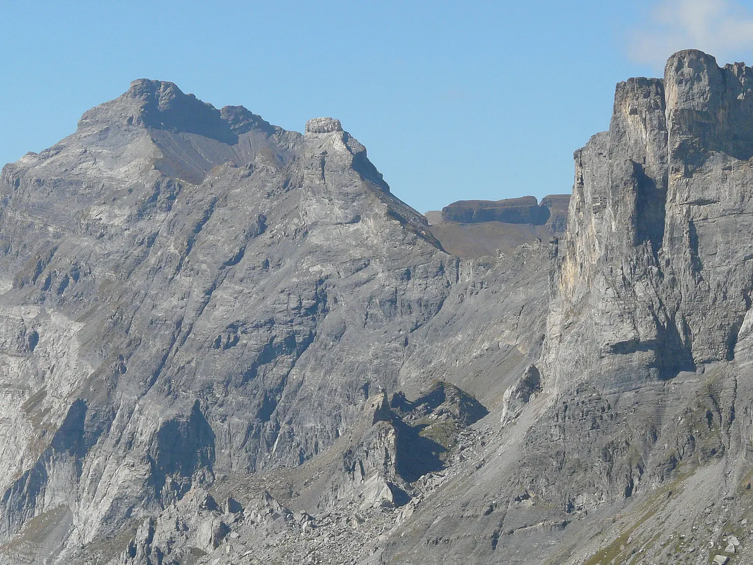 Chaîne des Fiz. Le Dérochoir.