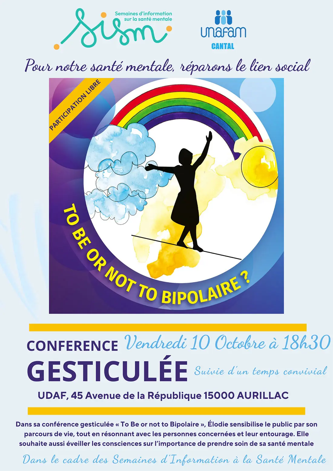 Conférence gesticulée : To be or not to bipolaire