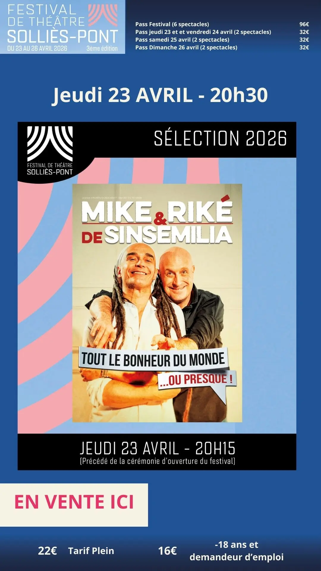 Festival de théâtre de Solliès-Pont - 3e édition_Solliès-Pont