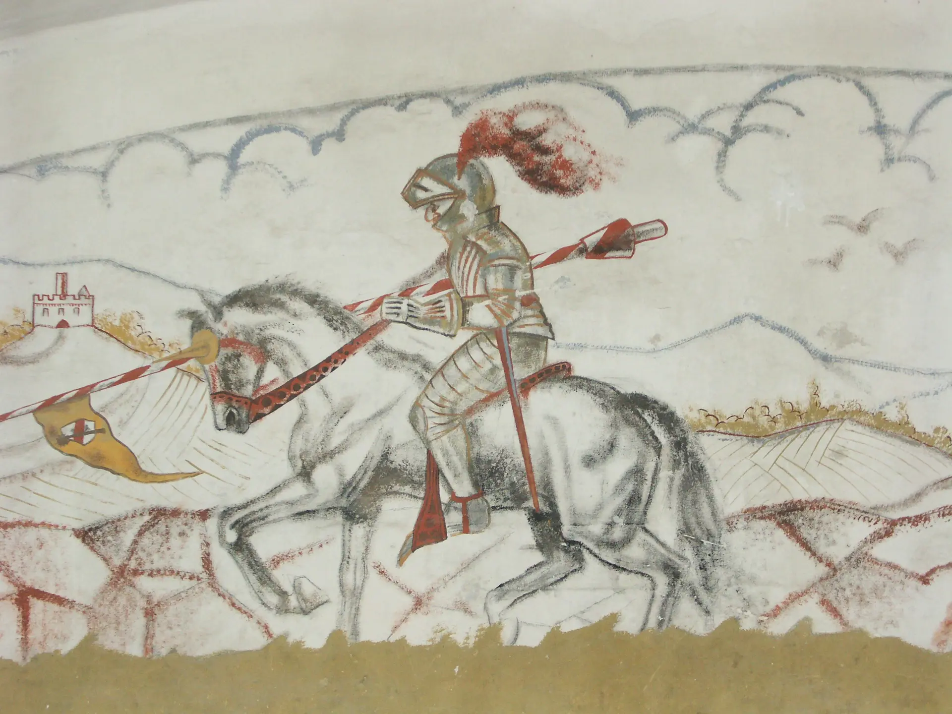 Fresque dans une caserne