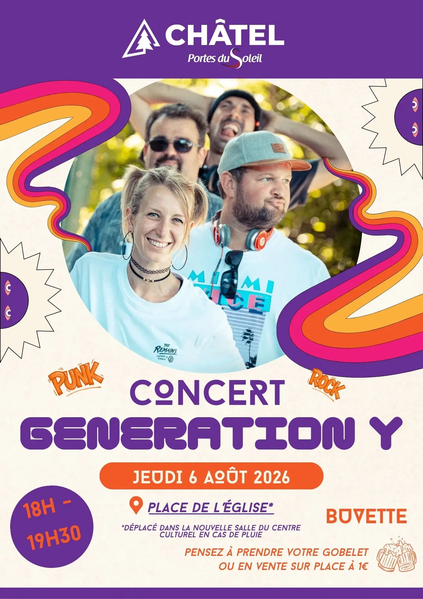 Concert Punk-Rock Génération Y_Châtel