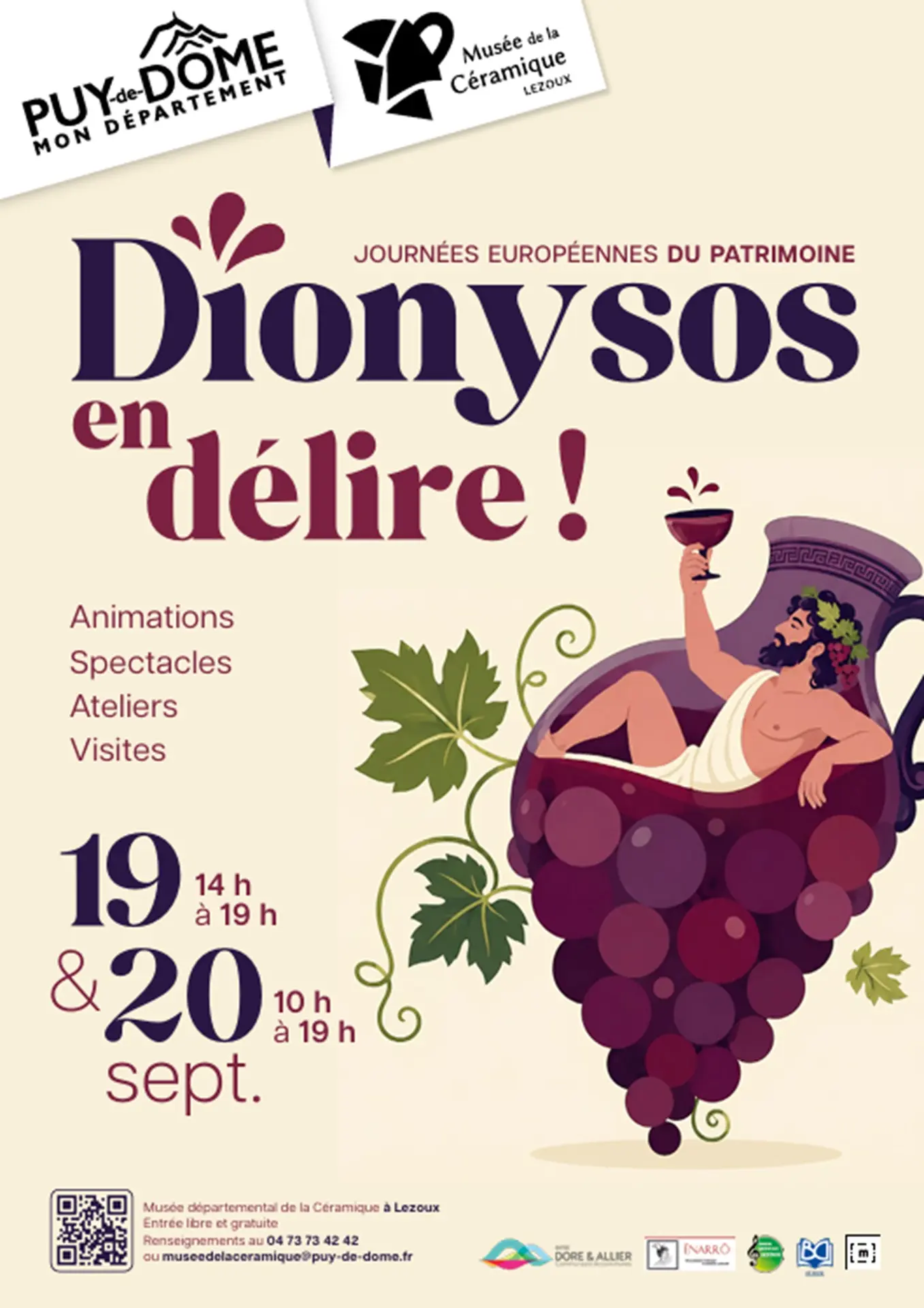 Journées Européennes du Patrimoine - Dionysos en délire !_Lezoux