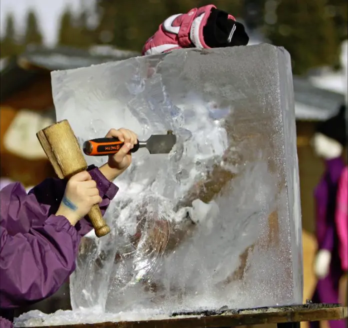 Chasse au trésor glacée