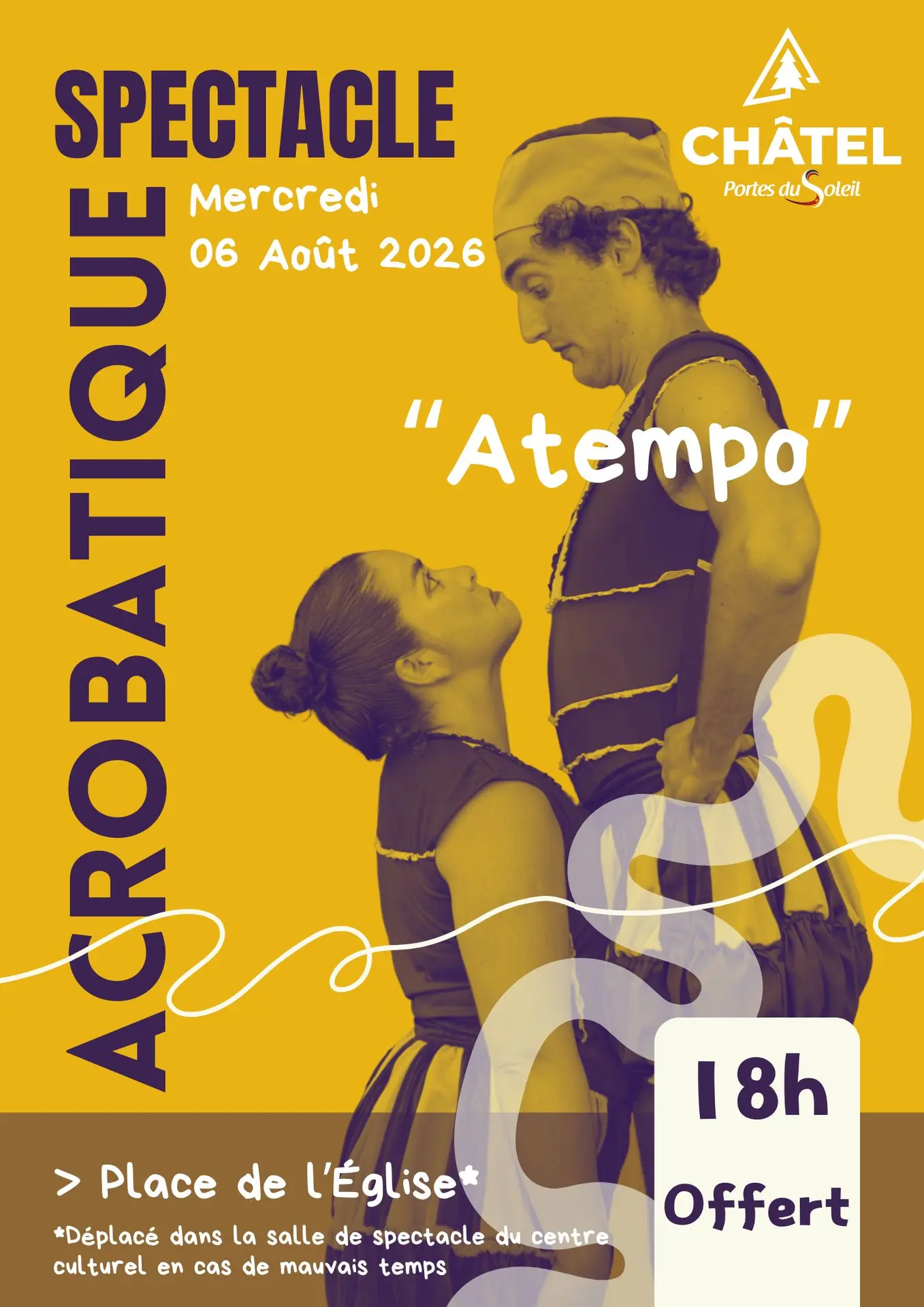 Spectacle acrobatique Atempo_Châtel