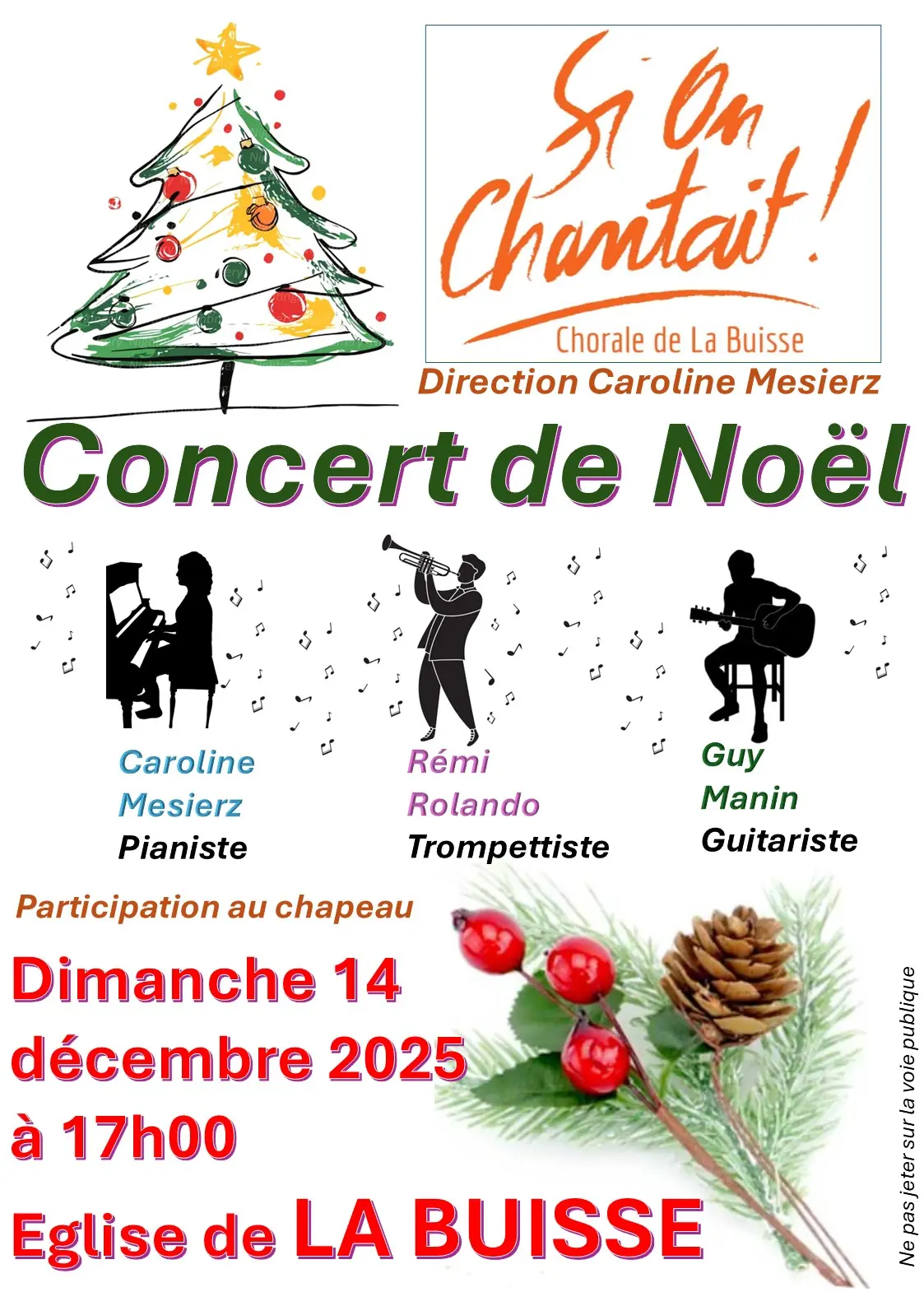 Affiche Concert Noel
