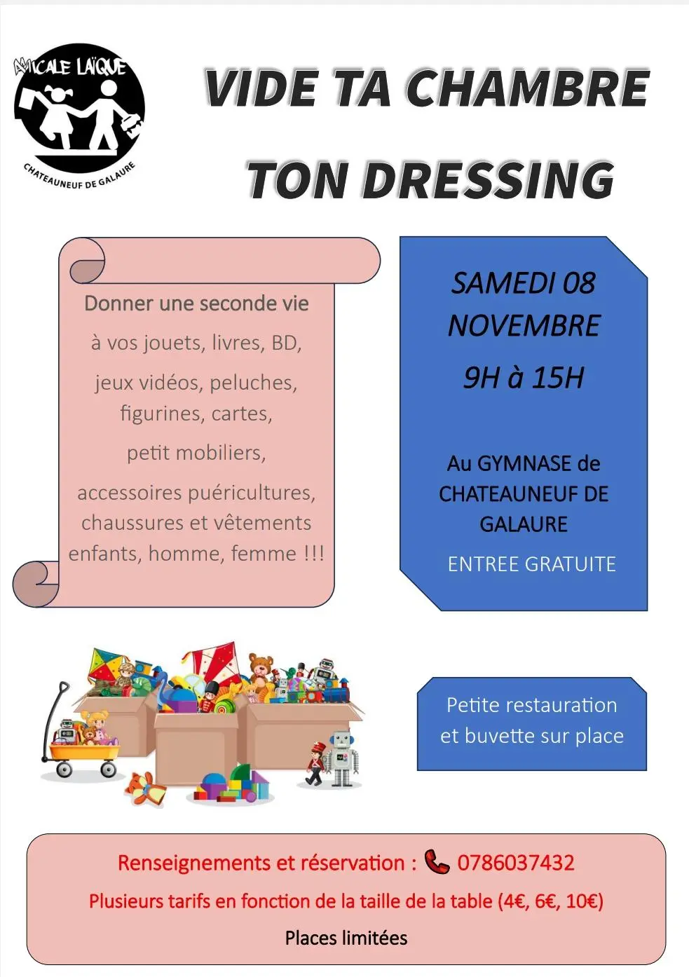 affiche expliquant l'événement