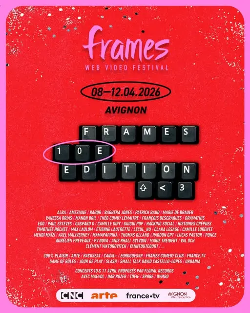 Affiche Frames Web Video Festival_Avignon