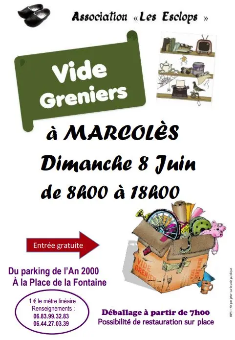 Vide-greniers à Marcolès