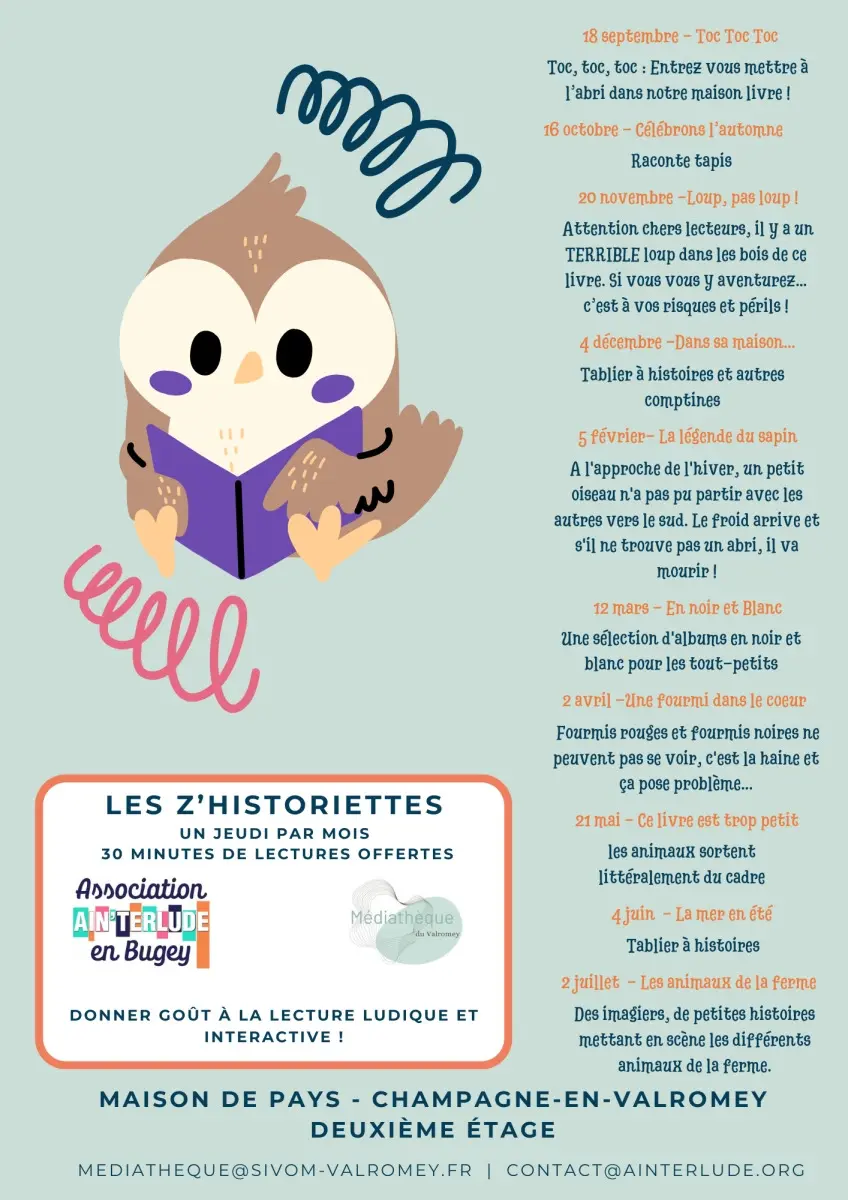 Les  Z'Historiettes du jeudi_Champagne-en-Valromey