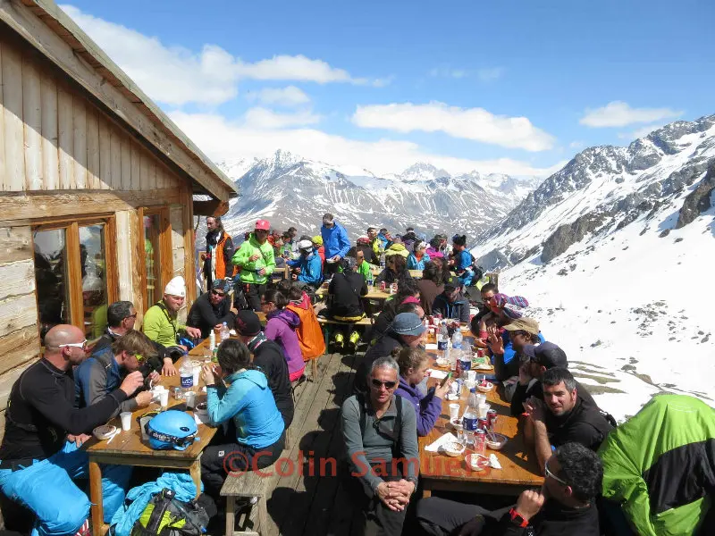 Meidjo Telemark Festival-Repas au Refuge Chancel
