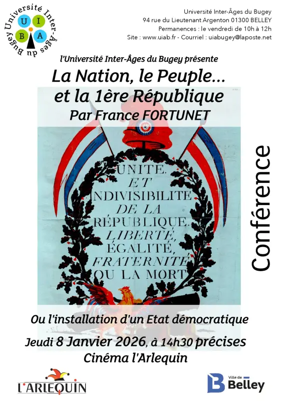 Conférence de l'UIAB : La Nation, le Peuple... et la 1ère République_Belley